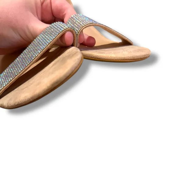 Madden NYC Lillie City Bling Ankle Strap Bock‎ Heel Sandals Sz 10 - Image 5