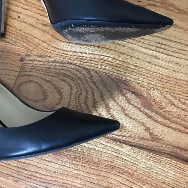 Jimmy Choo Black Leather Pumps - Image 3