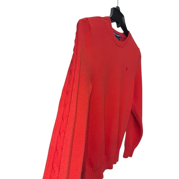 Vintage 90s Ralph Lauren Golf Women Cable Knit Sweater Size‎ Large - Image 3