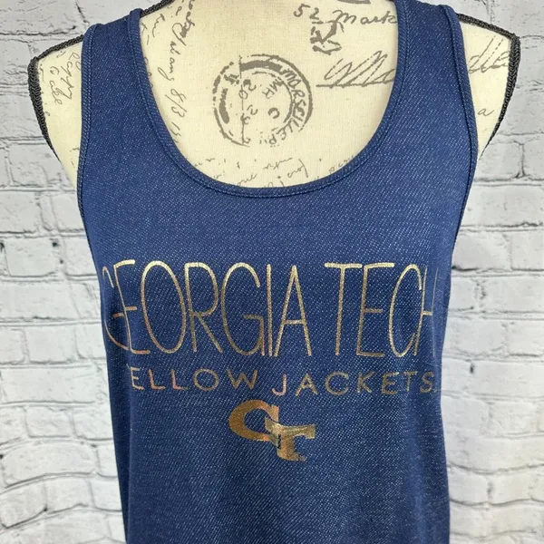 Georgia Tech Yellow Jackets Racerback Womens Tank - XL - Image 3