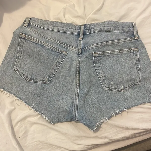 AGOLDE Parker Denim Blue Shorts Size 28 - Image 2