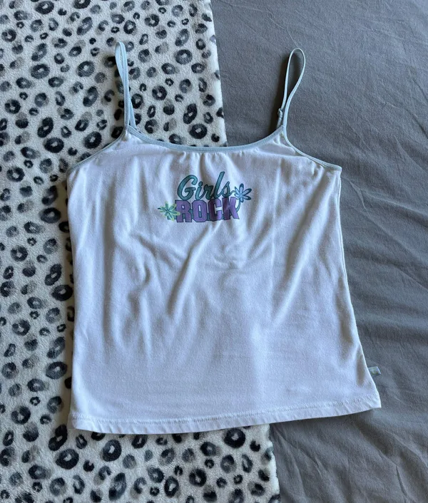 y2k tank top White - Image 2
