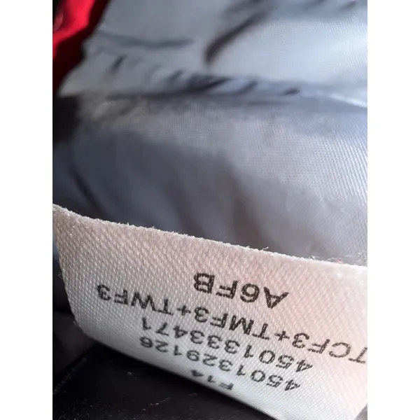 The North Face Womens Rain Jacket Size M Grey Red Colorblock Full Zip Shell A6FB - Image 7