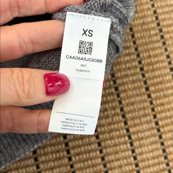 Cupshe Playful Poise  Gray Sweater - Image 8