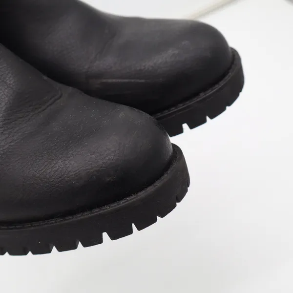Steve Madden Jody Black Chelsea Lug Sole Block Heel Boots Womens Size 10 - Image 6