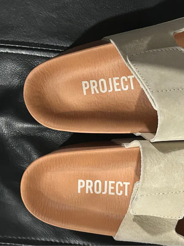 Project Slide Sandals in Light Taupe - Image 2