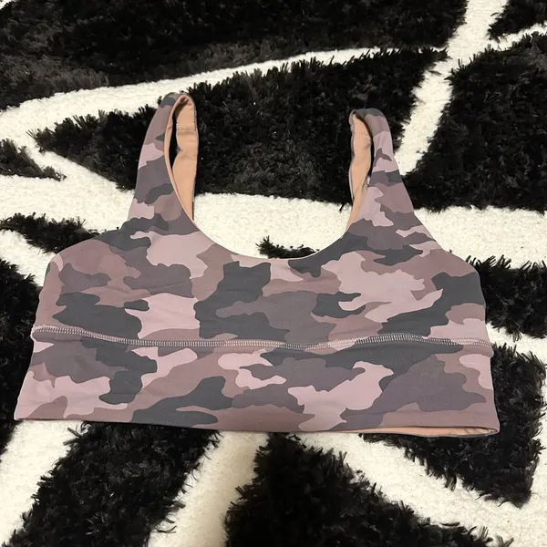 Lululemon Align Reversible Bra Light Support A/B Cup W2DAAS camo misty mauve 10 - Image 2