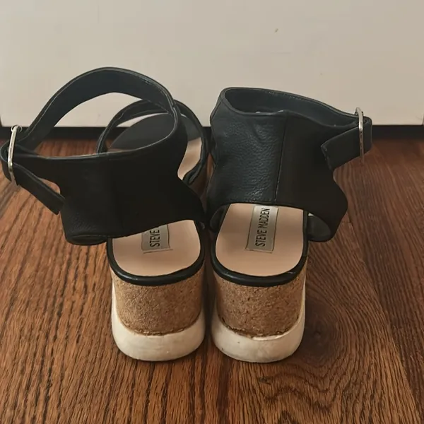 Steve Madden Kirsten platform sandals black Size 9.5 - Image 4