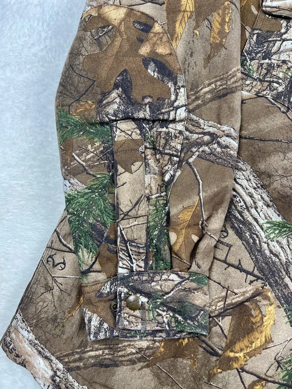 Carhartt Wexford Realtree Xtra Camo Quilted Shirt Jacket Mens L 101462-977 - Image 7