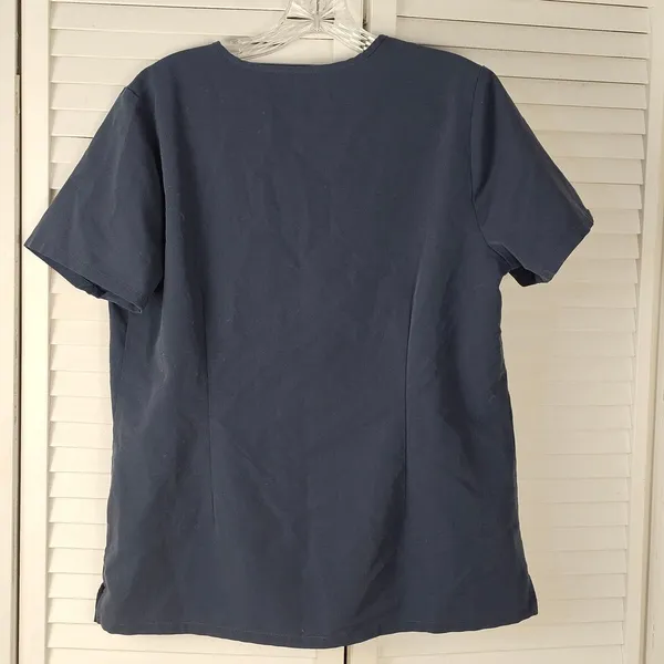 Figs Womens Dark Gray‎ Casma Three Pocket Scrub Top Medium - Image 2
