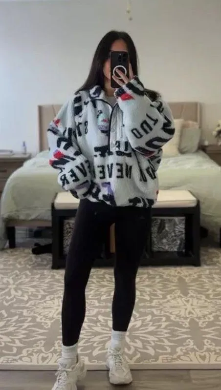 FREE PEOPLE Movement Hit The Slopes Printed Pullover in Stand Out Never Still - Image 3