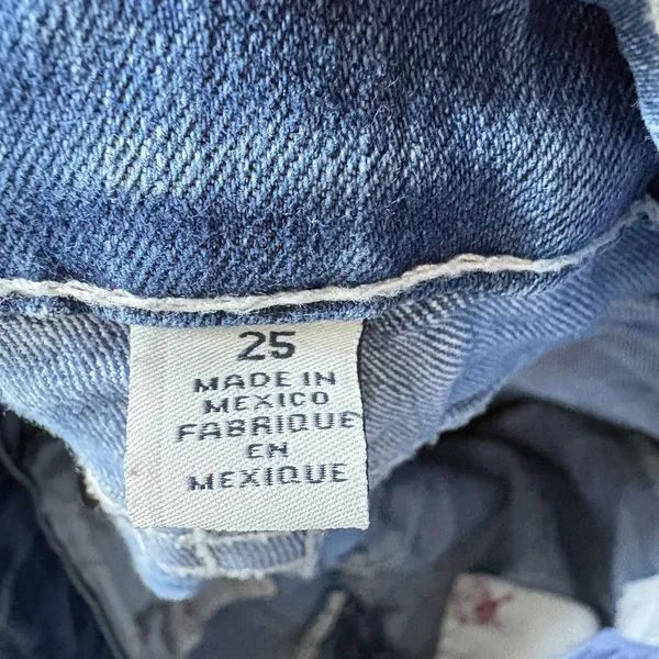 True Religion‎ Women's 25 Straight Leg Jean Blue Pockets Medium Wash Low Rise - Image 11