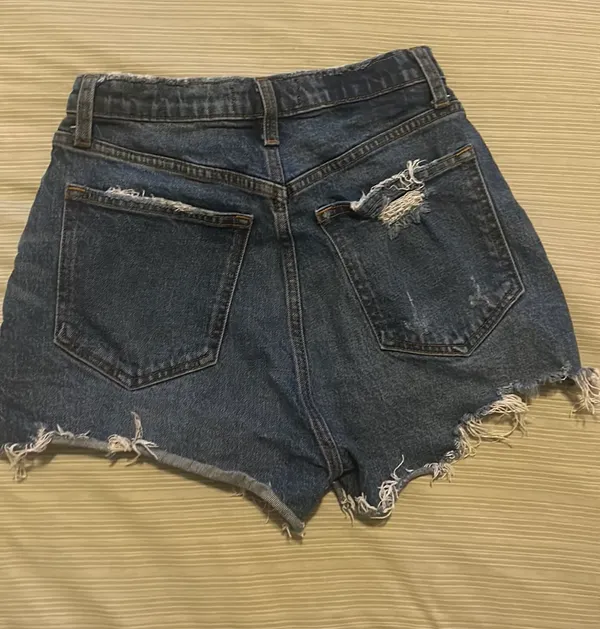 Abercrombie Curve Love Denim Mom Shorts - Image 2