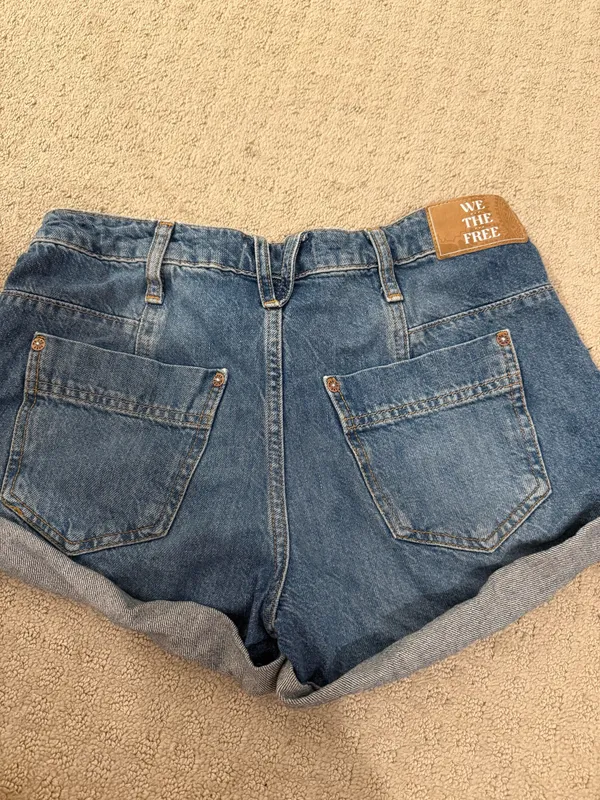 Free People Denim Shorts We The Free Concert - Image 5