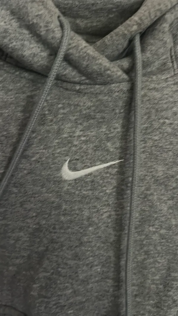 Nike Sweatshirt Grey Hoodie - Image 5