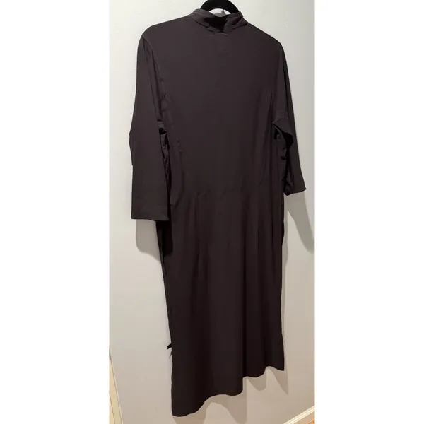Lululemon The Lab Sarala Dress 3/4 Sleeve Size 8 Black - Image 3