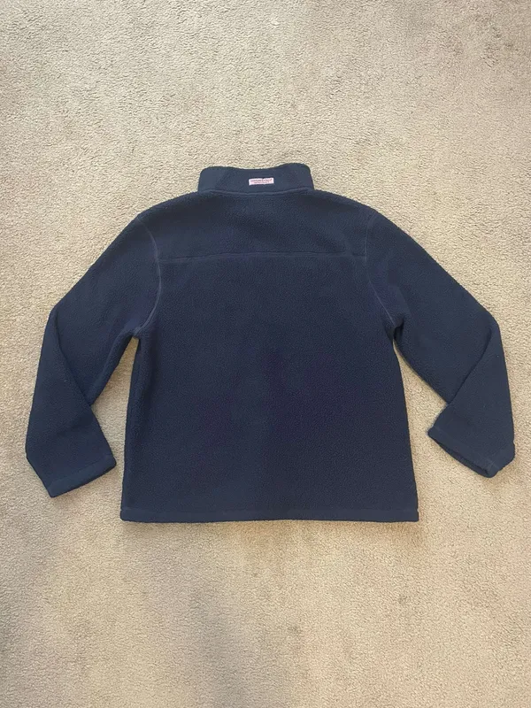 Vineyard Vines Comfy Navy Blue Quarter Zip - Image 2