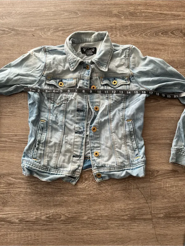 Vintage Polo Jeans Co Ralph Lauren Denim Jacket Womens Small Light Wash Y2K 90s - Image 11