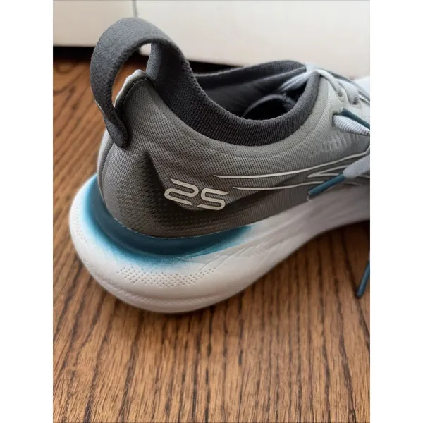 ASICS® Women's GEL-Nimbus 25 Running Shoes in Sheet Rock/White Size 9 - Image 5