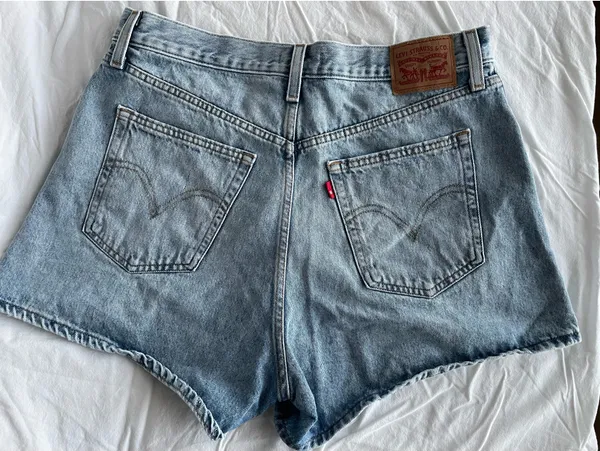 Levi’s High-Waisted Mom Shorts Denim - Image 2