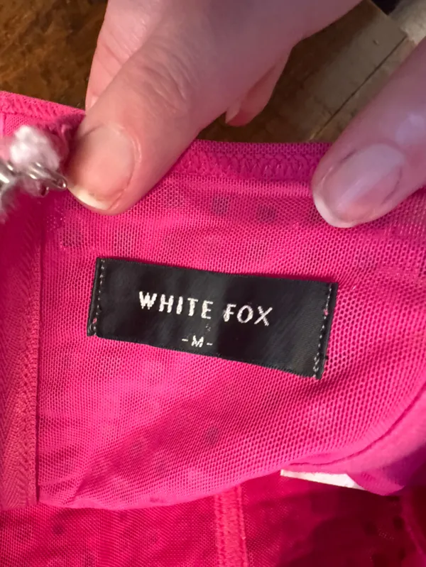 WHITE FOX Sequin Corset Top - Image 5
