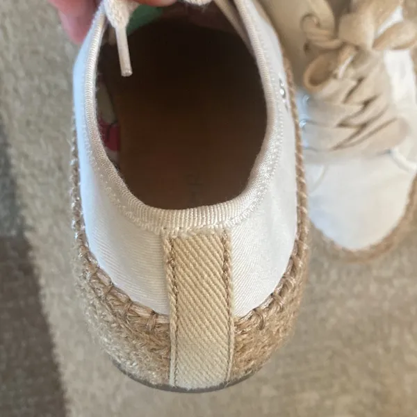 Womens coconut canvas shoes White Size 6 - Image 4