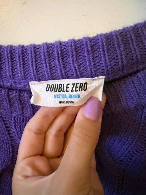 Double Zero Sweater Knit Cropped - Image 3
