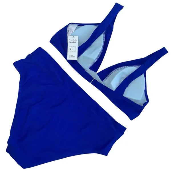 Cupshe New Blue Bikini 2 pc Set Size X-Large - Image 2