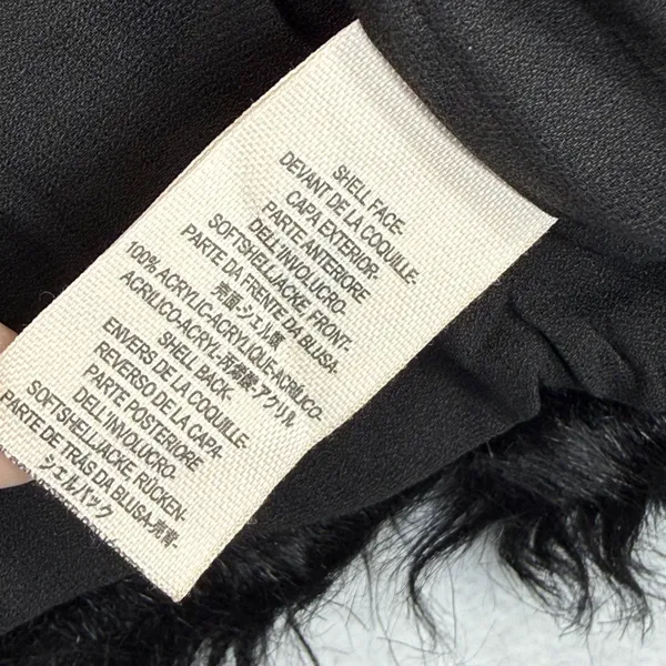 Free People Faux Fur Vest Black‎ Brown Multi Color Size 6 NWOT - Image 6