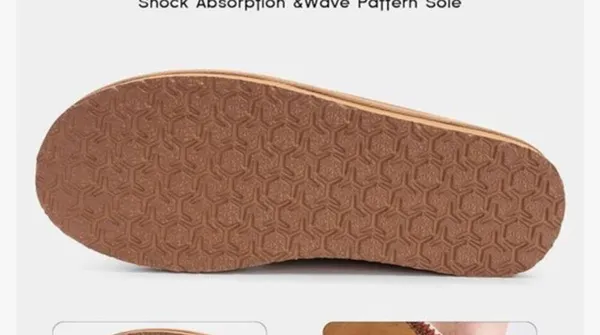 Fitory Women's Suede Leather Flat Short Casual Mini Slipper Boot, Sz 10 - Image 12