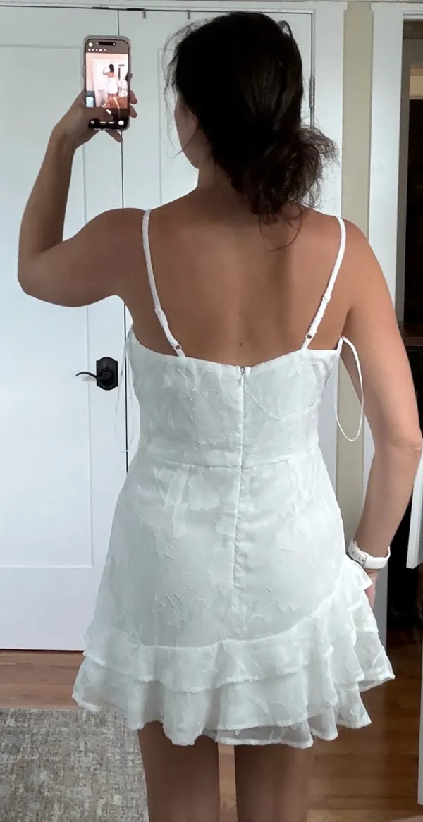 Lulus White Spaghetti Strap Dress - Image 2