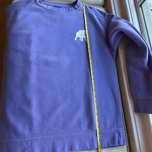 Comfort Colors Elephant Tuscaloosa The Shirt Shop Sweatshirt purple size S - Image 8