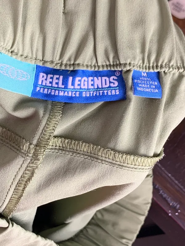 Reel Legends Olive Green Wide-Leg Crop Pants - Image 10