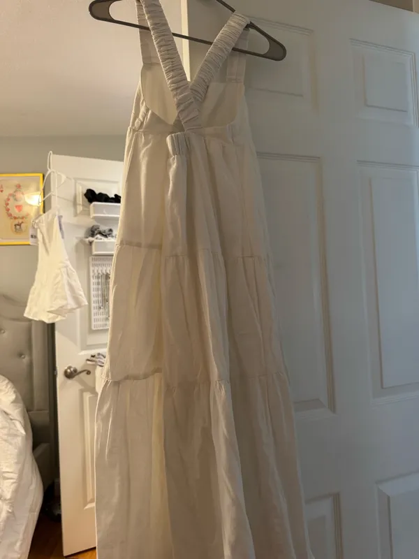 NWT white layered maxi dress - Image 2