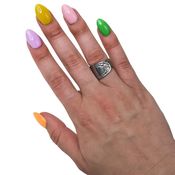 Vintage Silver Spoon Ring - Image 3