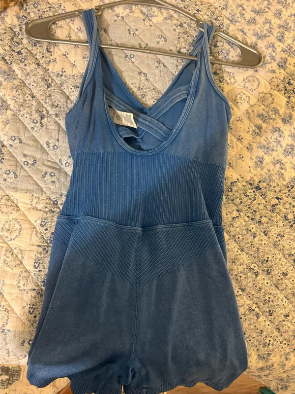 Athletic jumpsuit Blue Size XS - Image 3