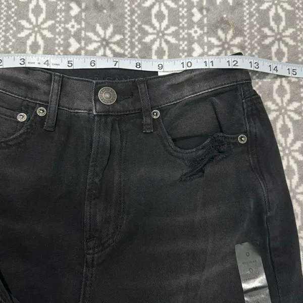 NWT American Eagle Comfort Stretch Waistband Highest Rise 90's Boyfriend‎ Size 0 - Image 10