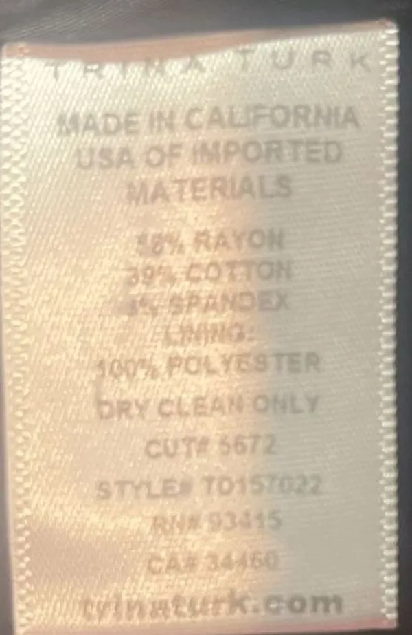 Trina Turk Black Purple Pink Floral Short Sleeve Sheath Dress Size 10 - Image 5