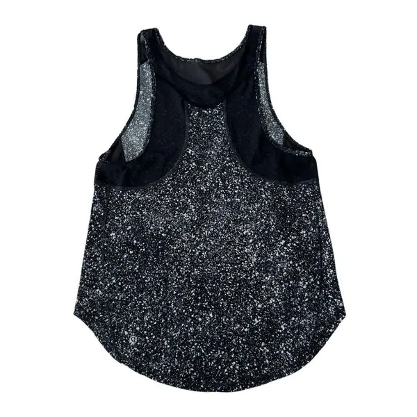 Lululemon Sculpt Tank Splatter White Black Size 6 Tank - Image 5