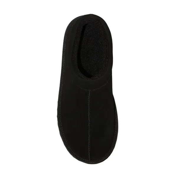 NWT Stars Above Womens Amira Suede Clog Slippers 88498483 Black 5M - Image 3
