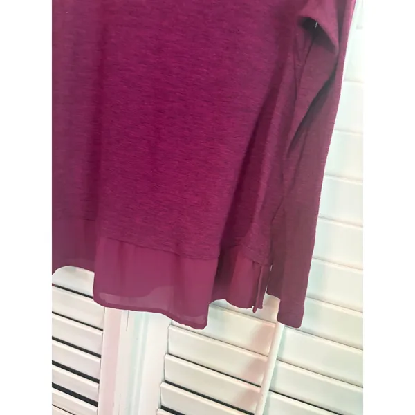 Old Navy‎ Burgundy Top Size XL - Image 4