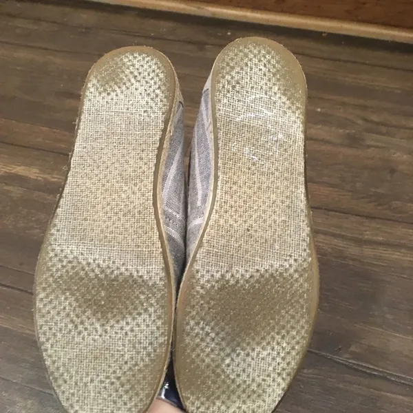 Tom’s gray striped classic slip on flats - Image 3