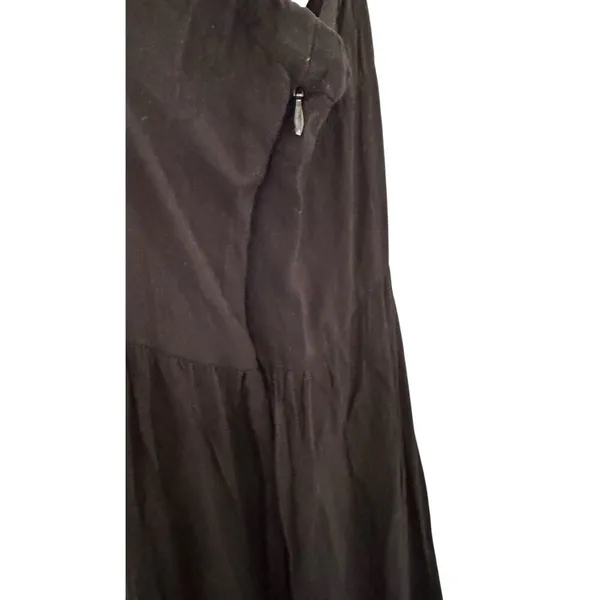 Lulus Favorite of the Day Tiered Maxi Dress Women XL Lined Black Boho Beach - Image 9