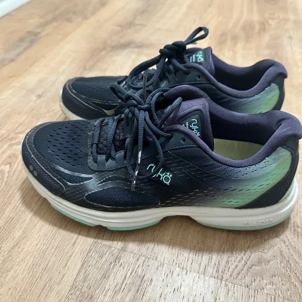 Ryka | Women's Devotion Plus 2 Navy Teal RE-ZORB Walking Shoes Sneakers, Size 6M - Image 3