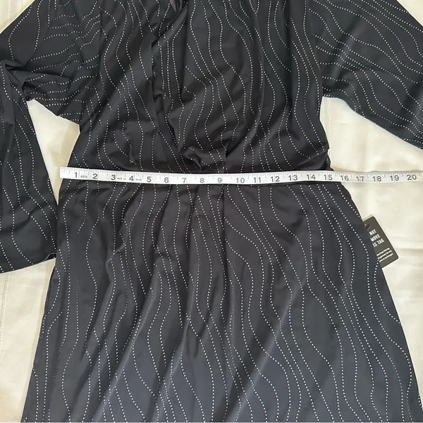 Express Chic Black Open-Back Dress - Image 9