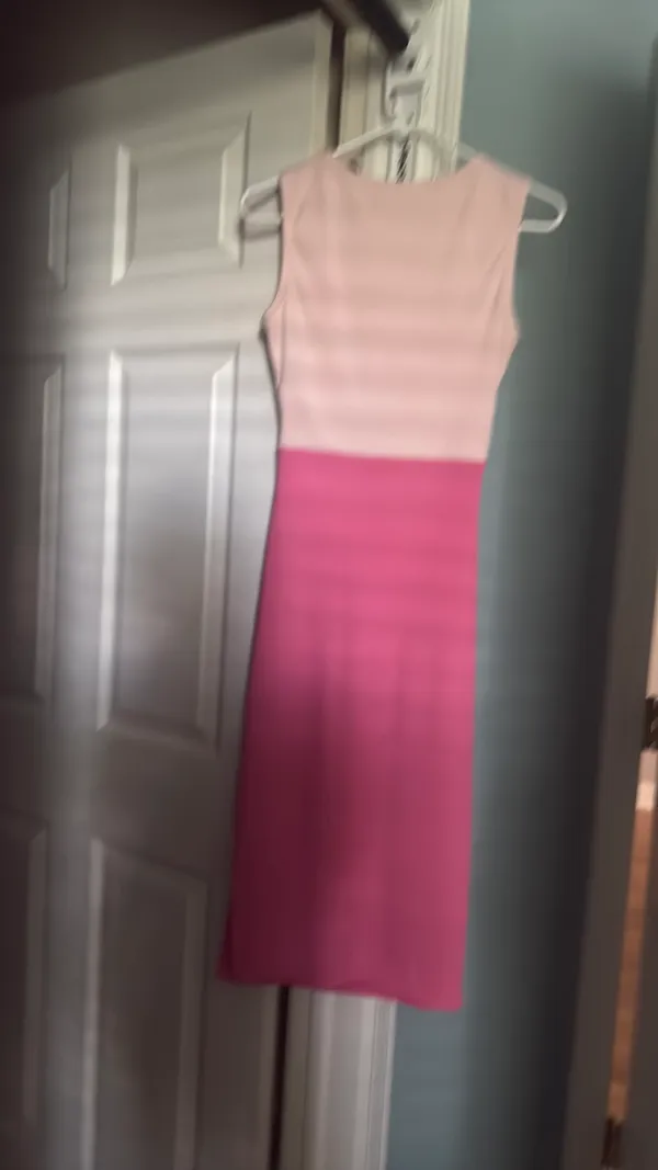 Pink Amazon Dress Midi Cut-Out - Image 2