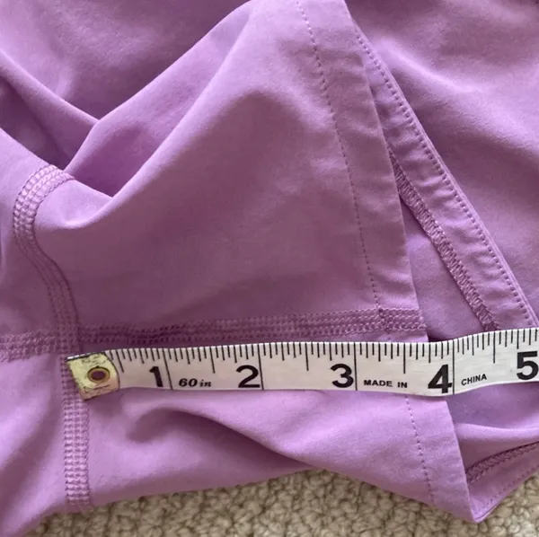 LULULEMON Speed Up Medium Rise Shorts 4” Size 4 Jubilee Purple EUC - Image 7