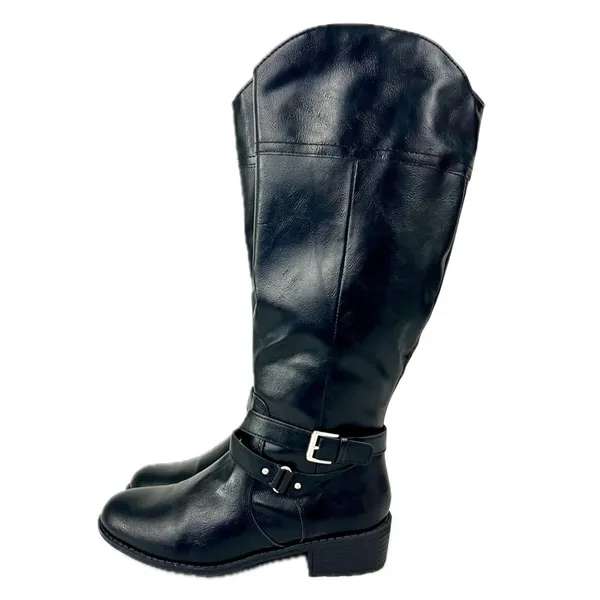NIB - St. John’s Bay Black Riding Boots | Tall Classic Everyday Boots | Size 8.5 - Image 6