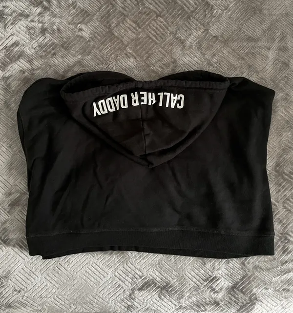 Call Her Daddy I Am Unwell Cropped Hoodie - Image 4