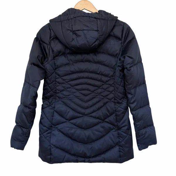 The North Face Navy Blue 550 Down Puffer Jacket Sz S - Image 7